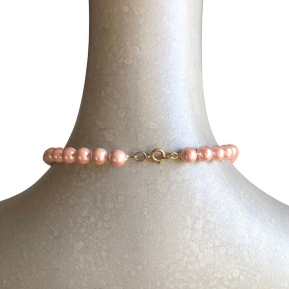 Three Beaded Medium Light Gray Small Pink Avon Marked Mini Ivory Necklace Bundle - Picture 12 of 16